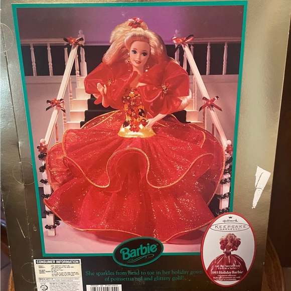 original Holiday Barbie dolls in their original packaging, never opened seal. - Picture 6 of 9